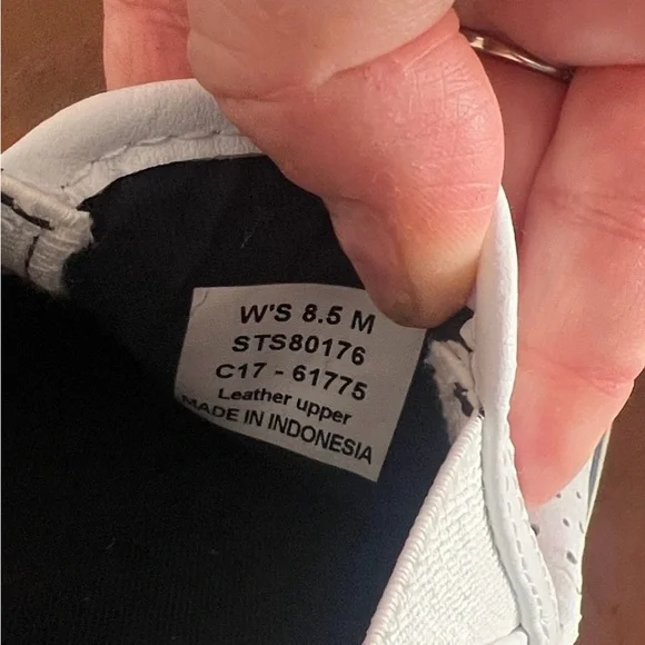 Sperry Women's White Perforated Slip-On Loafers - Picture 9 of 9